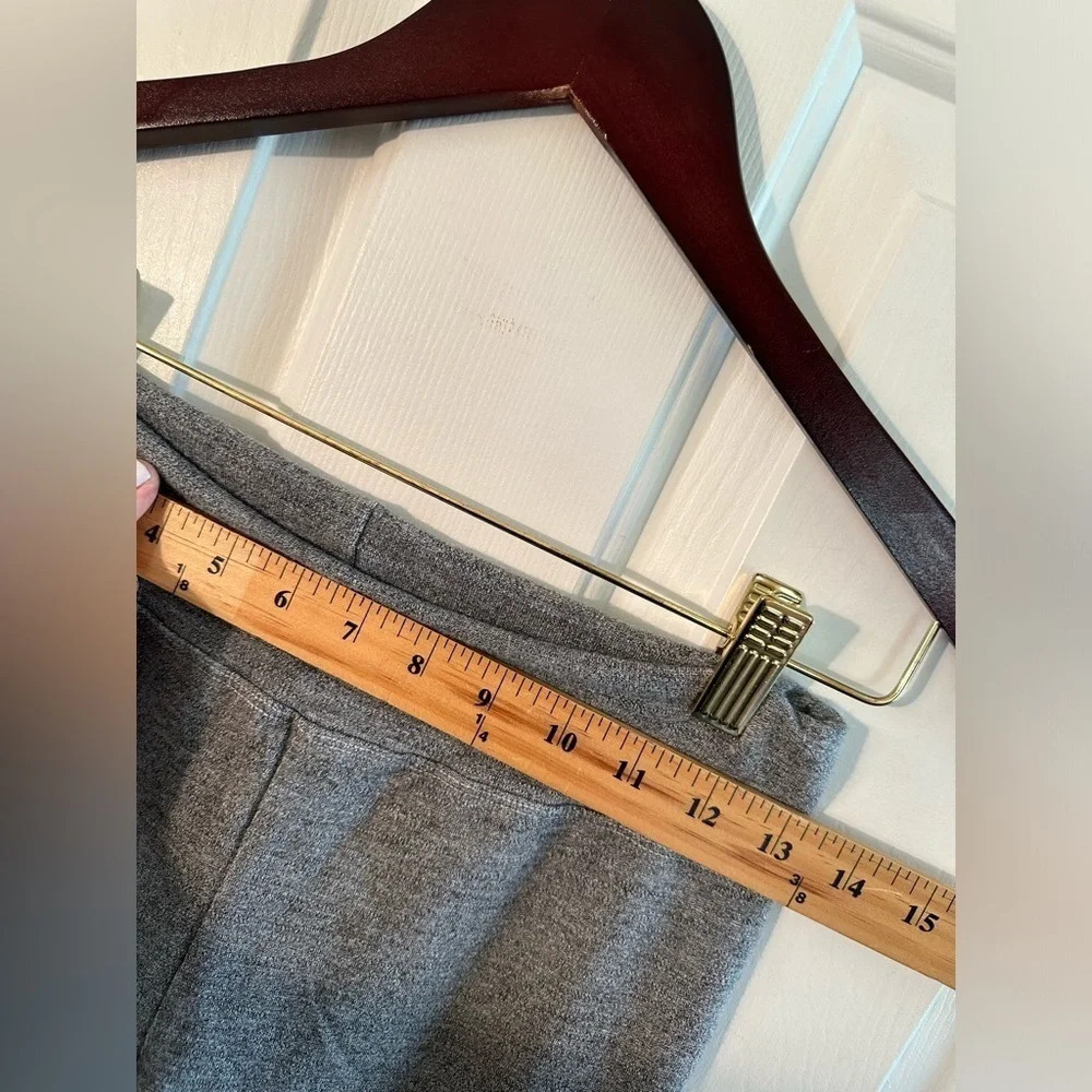 SUNDRY Anthropologie $98 Striped Leggings in Heather Gray Size 1 SMALL 4/6 - Picture 6 of 11